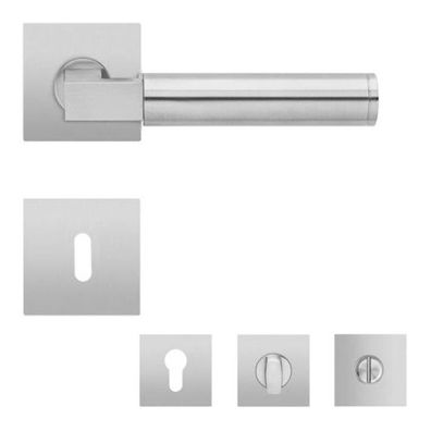 Karcher Türdrücker flächenbündige Rosetten-Garnitur EPL31 Tasmania Edelstahl