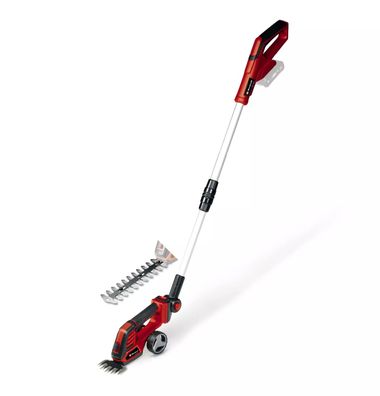 Einhell GE-CG 18/100 Li T-Solo Akku Gras Strauchschere 18V mit Teleskopstiel