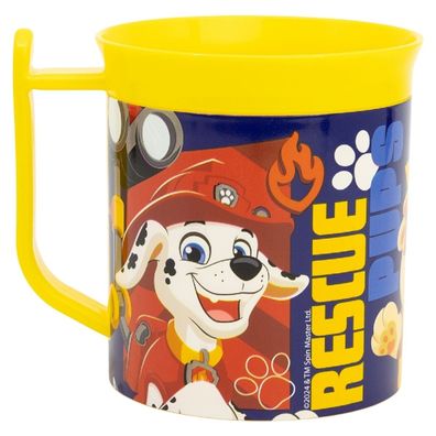 Paw Patrol Becher Mikrowellengeeigneter Kunststoffbecher 400?ml – Motivbecher für