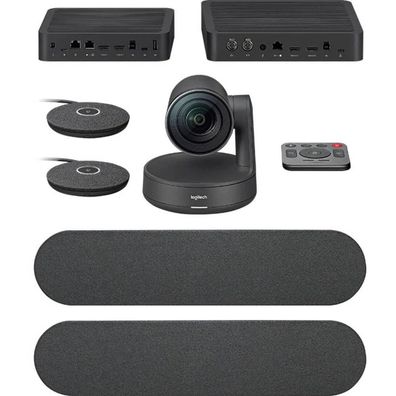 ConferenceCam RALLY Plus Kit - Logitech Ultra-HD Modulares 4K-Videokonferenzsystem