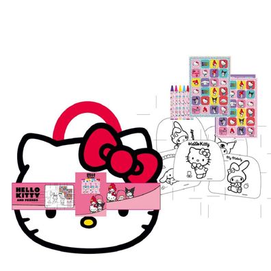 Hello Kitty Spiel- & Malheft Kinder Aktivitätsbuch mit bunten Seiten