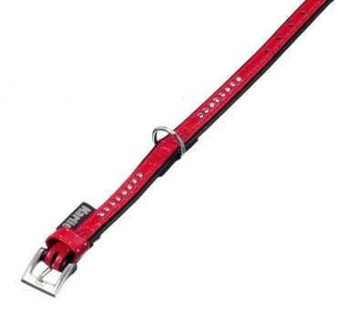 Karlie Hundehalsband Monte Carlo - rot 14 mm / 27 cm
