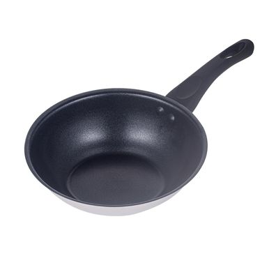 Michelino Tobias Wokpfanne aus hochwertigem Edelstahl - 28 cm