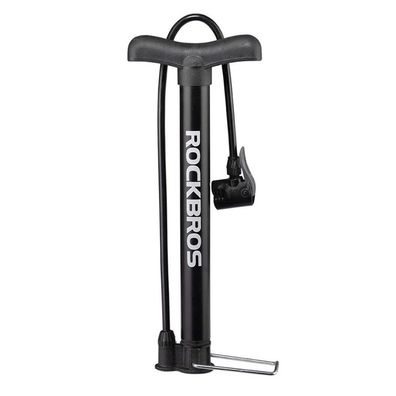 Rockbros A320 Standfahrradpumpe – Schwarz - Fahrradpumpe mit 120psi / 8 Bar