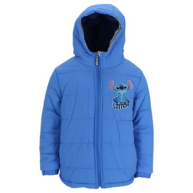 Disney Lilo & Stitch Mantel für Kinder Winterjacke mit Kapuze