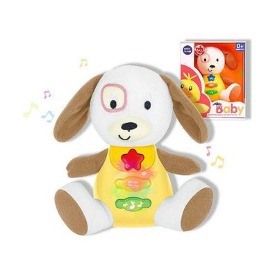 Reig Hund Sound Plüschtier 18 cm weiches Spielzeug für Kinder von 0 bis 4 Jahren