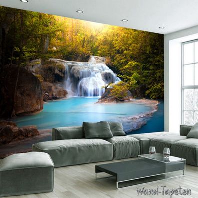 Vlies Fototapete Wandtapete Wandbilder Naturlandschaft Wasser Wasserfall 2286