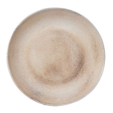 Dekoschale Kunststoff 28,5cm beige