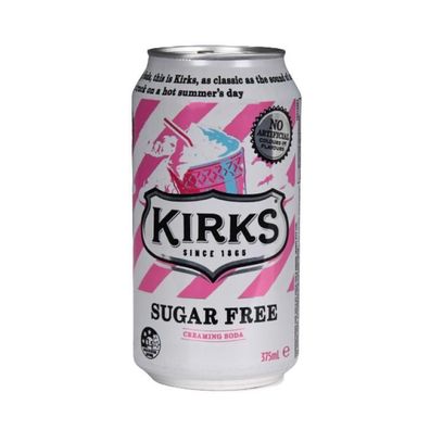 Kirks Creaming Soda Sugar Free - Import 375 ml