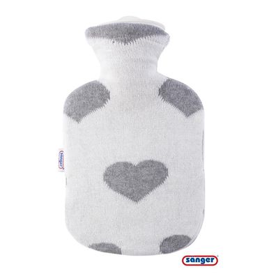 Wärmflasche mit Bezug Herz Amore