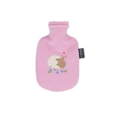 Wärmflasche mit Flauschbezug Volumen 0,8 Liter