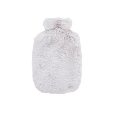 Wärmflasche mit Flauschbezug 2 l creme 1 Stück