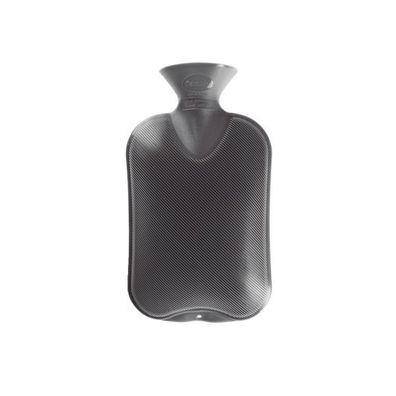 Wärmflasche mit Doppellamellen anthrazit
