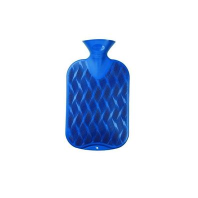 Wärmflasche Karo-Halblamelle saphir