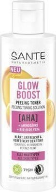 Sante Glow Boost Peeling Toner mit AHA, Aminosäure & Bio Aloe-Vera 125ml