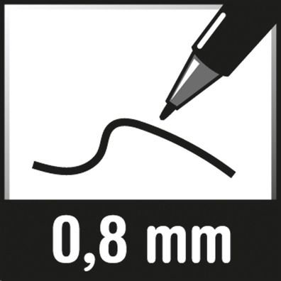 PILOT Permanent-Marker "Twin Marker", extra fein, schwarz