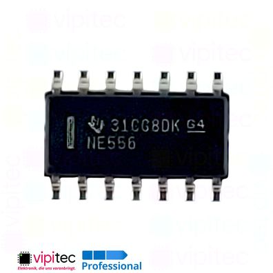 NE556 Präzisions-Zeitgeber 2-fach SMD SO-14 4,5..16 V 0..70°C Timer