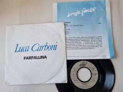 Luca Carboni - Farfallina 7'' Vinyl Germany PROMO