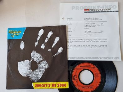 Wolfgang Ambros - Zwickt's Mi 2000 7'' Vinyl Germany WITH PROMO FACTS