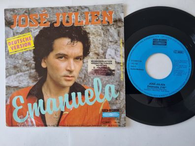 José Julien - Emanuela 7'' Vinyl Austria SUNG IN GERMAN