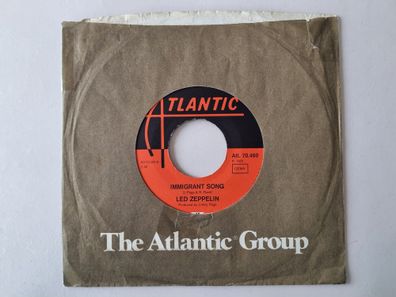 Led Zeppelin - Immigrant Song / Hey, Hey, What Can I Do 7'' Vinyl Germany