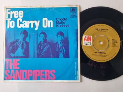 The Sandpipers - Free To Carry On 7'' Vinyl Holland
