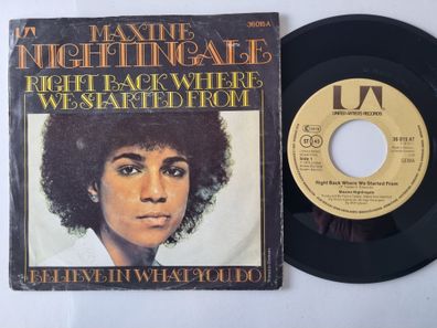 Maxine Nightingale - Right Back Where We Started From 7'' Vinyl Germany