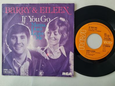 Barry & Eileen - If You Go 7'' Vinyl Germany/ CV Alain Barriere
