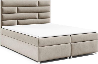 Best For Home Trinity K-5 Boxspringbett mit Topper, Bettkasten & elegantem Design