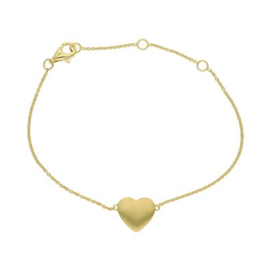 Armband Silber 925 Gold plattiert Herz JL10-03-3861 JuwelmaLux