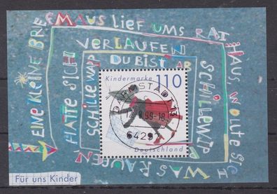 BRD 1999 Tagesstempel PLZ 64297 Darmstadt MiNr. 51 Für uns Kinder