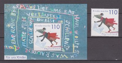 BRD 1999 postfrisch Michel-Nr. 51 + 2072 Für uns Kinder