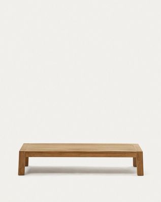 Couchtisch Forcanera 153 x 76 x 32 cm Teakholz Wohnzimmer Tisch Neu