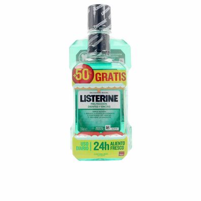 Listerine Zähne und Zahnfleisch Mundwasser 500ml+ 250ml