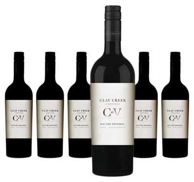 6 x Delicato Family Wines Clay Creek Old Vine Zinfandel – 2023