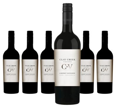 6 x Delicato Family Wines Clay Creek Cabernet Sauvignon – 2024