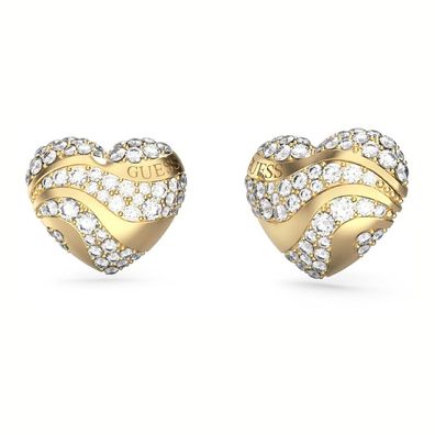 Funkelnde vergoldete Ohrringe mit Zirkonen In My Heart JUBE04504JWYGT/U