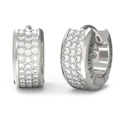 Stilvolle Guess JUBE04583JWRHT/U zeitlose Stahlringe mit Zirkonen