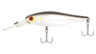 ZipBaits Trick Shad Rattler Twitchbait Suspender Wobbler 7 cm 7,8 g 002 Black Chrome