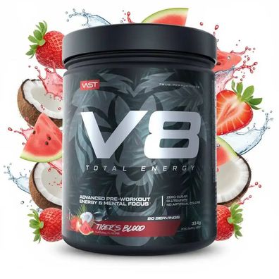 VAST® V8 TOTAL ENERGY PRE Workout Booster