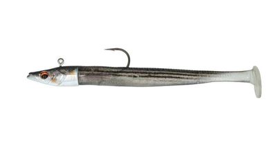 Major Craft Ceana Eely Shad Sandaal mit Jigkopf 7,5 cm Live Ghost / Bora - Real Eye