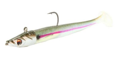 Major Craft Ceana Eely Shad Sandaal mit Jigkopf 9,5 cm Latterino - Real Eye