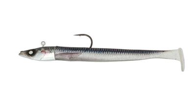 Major Craft Ceana Eely Shad Sandaal mit Jigkopf 9,5 cm Live Ghost / Katakuchi - Silve