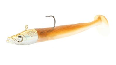 Major Craft Ceana Eely Shad Sandaal mit Jigkopf 9,5 cm Wakasagi - Silver Eye