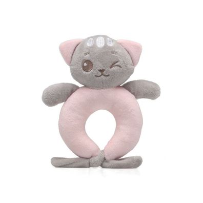 Rassel Katze 16 cm Rosa