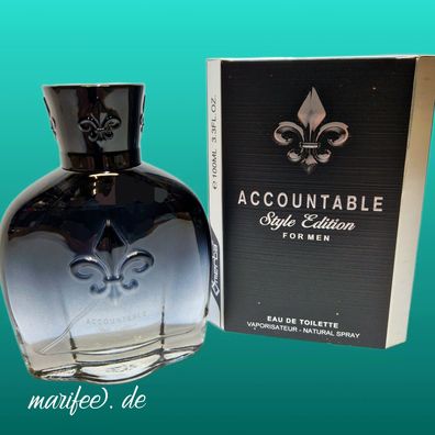 Eau de Toilette, Accountable Style Edition for Men, Fruchtig-holzig, 100 ml 43213