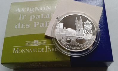 Original 1,5 euro 2004 Frankreich Avignon Papstpalast Avignon, 22,2g Silber 900er