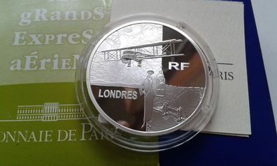 1,5 euro 2004 Frankreich Grands express aerien Londres Reisenserie 22,2g Silber 900er