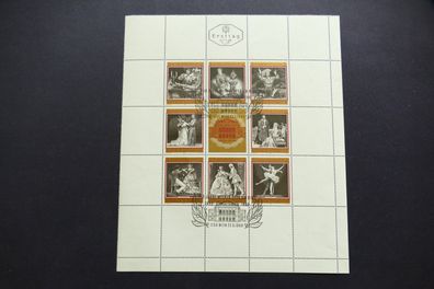 Österreich MiNr. 1294-1301 Kleinbogen gestempelt (BOGA 0128)