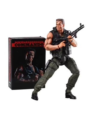 NECA John Matrix Figur 18cm Commando Schwarzenegger Actionfigur NEU & OVP